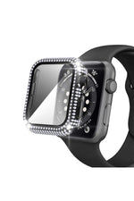 Load image into Gallery viewer, Apple Watch 40mm/Se 40mm Uyumlu Kılıf Ekran ve Kasa Koruyucu Parlak Büyük Taşlı Watch Kasa Koruma