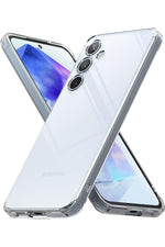 Load image into Gallery viewer, Samsung Galaxy A15 Uyumlu Kılıf 3D Kamera Koruma Darbe Önleyici Şeffaf Esnek Renksiz Silikon Kapak