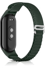 Load image into Gallery viewer, Xiaomi Mi Band 8/9 Uyumlu Kumaş Kordon Metal Tokalı Ayarlanabilir Lansman Kordon