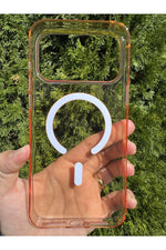 Load image into Gallery viewer, iPhone 17 Pro Max Uyumlu Kılıf Magsafe Sert Sararmaz Kamera Kenarı Koruyucu Dayanıklı Renkli Kapak