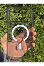 Load image into Gallery viewer, iPhone 17 Pro Max Uyumlu Kılıf Magsafe Sert Sararmaz Kamera Kenarı Koruyucu Dayanıklı Renkli Kapak