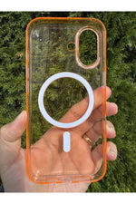 Load image into Gallery viewer, iPhone 17 Uyumlu Kılıf Magsafe Sert Sararmaz Kamera Kenarı Koruyucu Dayanıklı Renkli Kapak