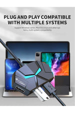 Load image into Gallery viewer, USB To Type-C USB Çoklayıcı PC/Notebook/X-Box/Oyun Konsolu Uzatıcı Gaming Oyuncu Çevirici HUB 4x USB