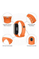 Load image into Gallery viewer, Xiaomi Mi Band 8 Uyumlu Kordon Liquid Silikon Ayarlanabilir Renkli Lekelere Dayanıklı Lansman Kordon