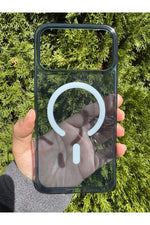 Load image into Gallery viewer, iPhone 17 Pro Max Uyumlu Kılıf Magsafe Sert Sararmaz Kamera Kenarı Koruyucu Dayanıklı Renkli Kapak