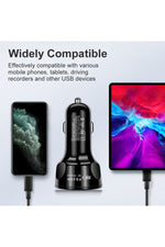 Load image into Gallery viewer, iPhone 7/8/8Plus/X/Xs/XsMax/11/12/13/14 Pro Max Uyumlu 55W PD Q.C 3.0 Hızlı Araç Şarj Adaptör