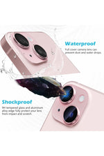 Load image into Gallery viewer, İphone 15/iphone 15 Plus Uyumlu Kamera Lens Koruyucu Dayanıkl Renkli Metal Temperli Cam Koruma