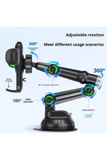 Load image into Gallery viewer, Tüm Telefonlar ile Uyumlu Uzun Kollu Tır/Kamyon/Traktör/Otomobil için Vantuzlu Sağlam Telefon Tutucu