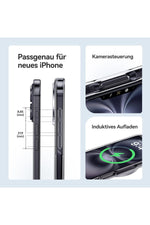 Load image into Gallery viewer, iPhone 16 Plus Uyumlu Kamera Çıkıntlı Korumalı Darbe Önleyici Şeffaf Esnek Renksiz Silikon Kapak