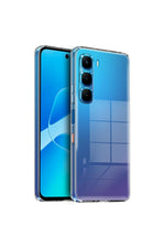 Load image into Gallery viewer, iNfinix Hot 60 Uyumlu Kamera Korumalı Kılıf Darbe Önceleyici Şeffaf Transparan Esnek Silikon Kapak