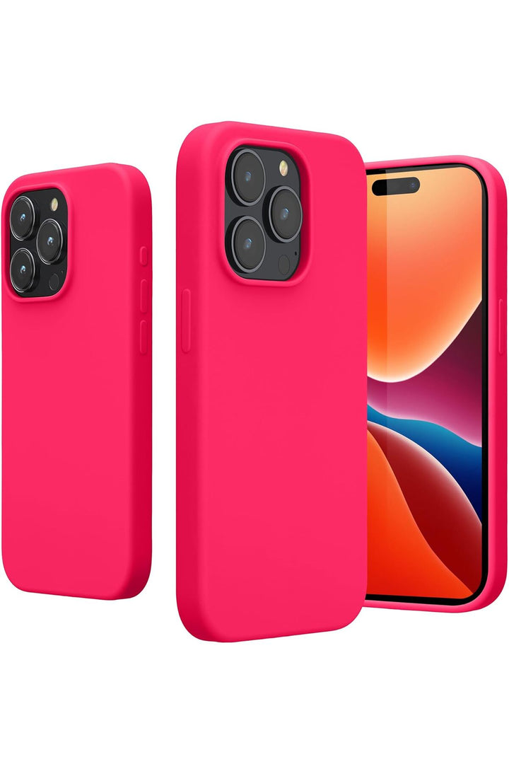 Yüksek Kaliteli iPhone 14 Pro  Uyumlu Kılıf Liquid Silikon Renkli Mat Lekelere Dayanıklı Kaymaz