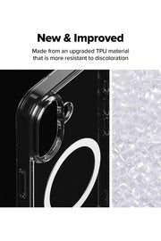 iPhone 16 Uyumlu Kılıf Kamera Çıkıntılı Şeffaf Magsafe Kılıf Kablosuz Şarj Destekli Kapak