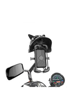 Load image into Gallery viewer, Motosiklet/Bisiklet/Scooter Uyumlu Telefon Tutucu Ayarlanabilir Gidon için Yağmur/Yağış Korumalı