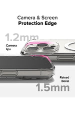 Load image into Gallery viewer, iPhone 16 Pro Max Uyumlu Kılıf Kamera Çıkıntılı Şeffaf Magsafe Kılıf Kablosuz Şarj Destekli Kapak