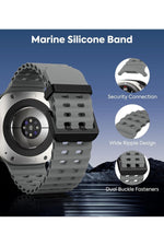 Load image into Gallery viewer, Samsung Galaxy Watch Ultra 47mm Uyumlu Kordon Liquid Silikon Spor Renkli Kordon