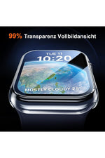Load image into Gallery viewer, Apple Watch 1 2 3 38mm Uyumlu Kılıf Ekran ve Kasa Koruyucu Şeffaf Parlak Watch Kasa 360 Koruma