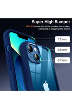 Load image into Gallery viewer, iPhone 14 Uyumlu Kılıf Kamera Çevresi Metal Sararmaya Karşı Dayanıklı Koruyucu Silikon Kapak