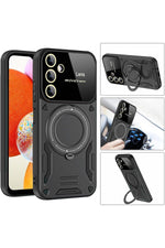 Load image into Gallery viewer, Xiaomi Redmi Note 13 Pro Plus 5G Uyumlu Kılıf Magsafe Standlı Kamera Lens Korumalı Dayanıklı Tank