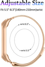 Load image into Gallery viewer, Xiaomi Mi Band 8 Uyumlu Kordon Ayarlanabilir Mıknatıslı Metal Hasır Manyetik Paslanmaz Kordon