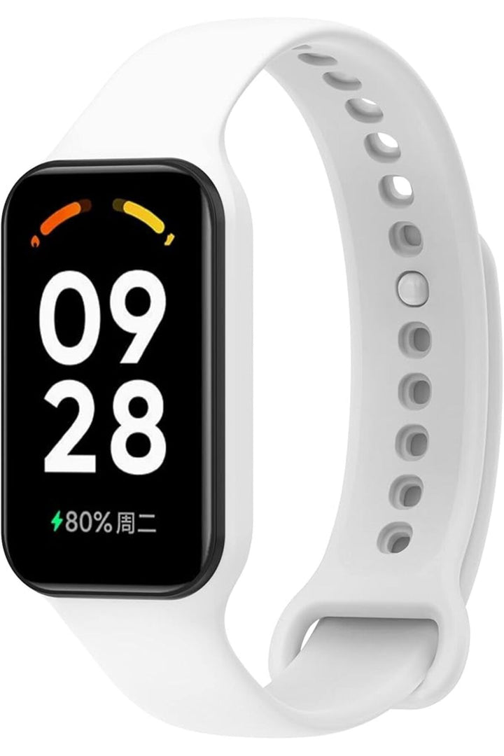 Redmi Band 8 Active/Redmi Band 2 ile Uyumlu Kordon Silikon Esnek Renkli Liquid Silicone Kordon
