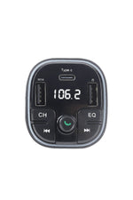 Load image into Gallery viewer, Bluetooth Araç Kiti Araç Fm Transmitter USB Type-C SD Kart MP3 Flash Için Uygun PD Çakmaklık Girişli