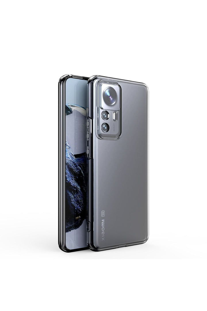 Xiaomi Mi 12t Pro Uyumlu Kapak Şeffaf 3d Kamera Korumalı Renksiz Esnek Silikon Kılıf