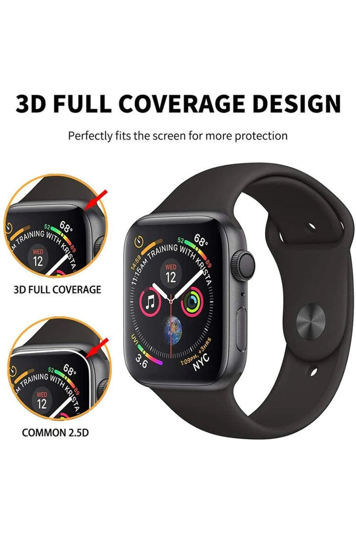 Apple Watch 42mm Uyumlu Koruyucu Ekranı Tam Kaplayan Parmak İzi Bırakmayan Nano 3D Mat Ekran Koruma