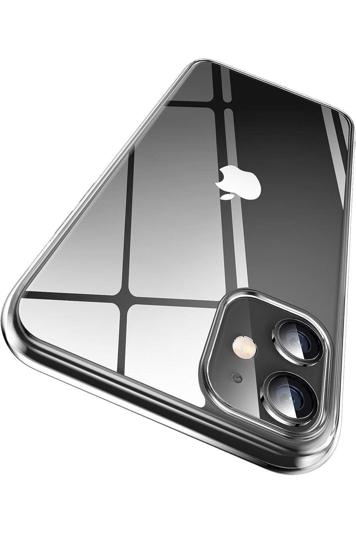 iPhone 11 Uyumlu Kılıf Darbelere Karşı Dayanıklı Ultra ince Şeffaf Renksiz Transparan Esnek Silikon