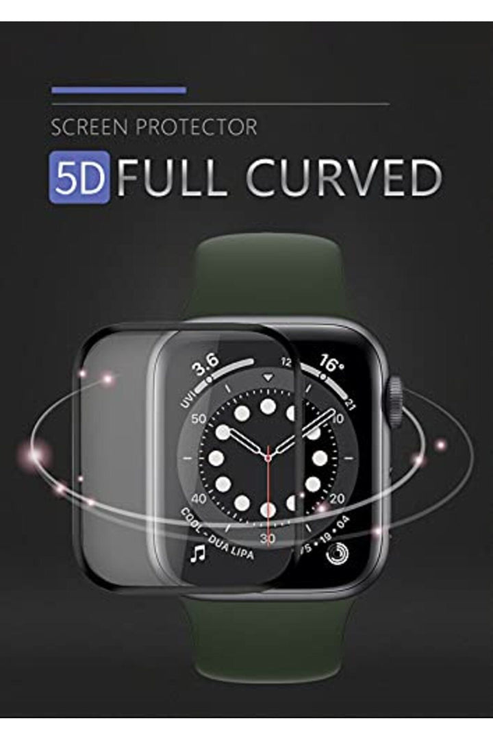Apple Watch 42mm Uyumlu Ekran Koruyucu Kırılmaya ve Darbelere Karşı Dayanıklı Esnek Nano Tam Koruma