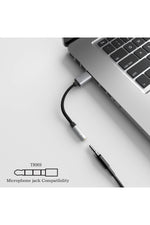 Load image into Gallery viewer, USB To 3.5mm Jack Çevirici Dönüştürücü Kulaklık ve Mikrofon Destekli USB To Aux Dönüştürücü Adaptör