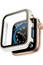 Load image into Gallery viewer, Apple Watch 8 7 41mm Uyumlu Kılıf Ekran ve Kasa Koruyucu Tam Kaplayan Parlak Watch Kasa Koruma