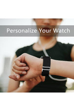 Load image into Gallery viewer, Xiaomi Mi Band 8/9 Uyumlu Kumaş Kordon Metal Tokalı Ayarlanabilir Lansman Kordon