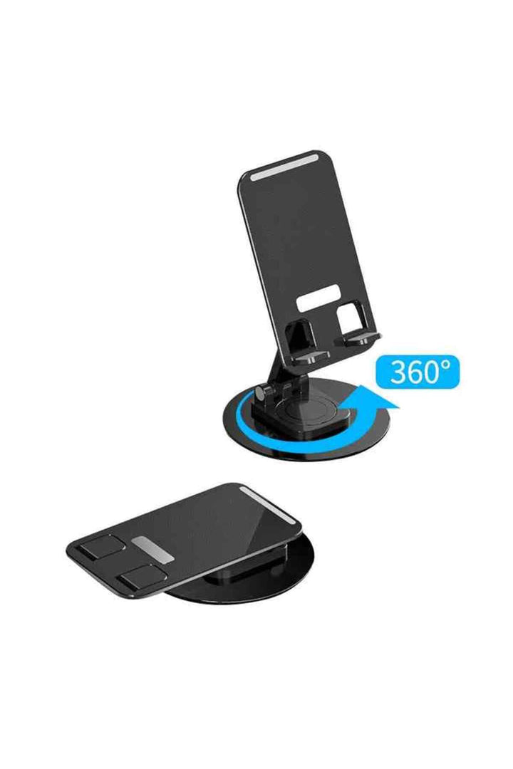 Yüksek Kaliteli Katlanabilir 360 Dönebilen Ayarlanabilir Telefon Tutucu Masa Üstü Tablet Standı