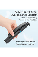 Load image into Gallery viewer, Kablosuz Uzaktan Kumandalı Selfie Çubuğu Katlanabilir Kolay Kurulum Taşınabilir Ayaklı Tripod Stand
