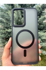 Load image into Gallery viewer, Samsung Galaxy A26 Uyumlu Kılıf Magsafe Renkli Kamera Etrafı Koruyucu Metalik Silikon Sararmaz Kapak