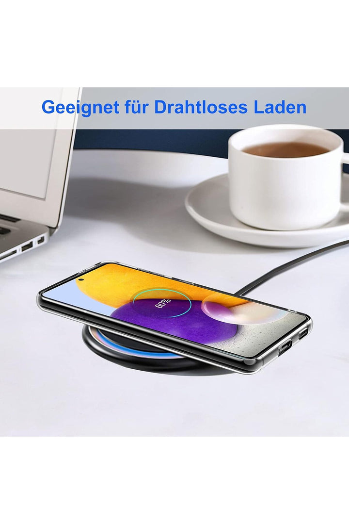 Samsung Galaxy A52 Uyumlu Kılıf 3d Kamera Korumalı Darbe Önleyici Şeffaf Transparan Esnek Silikon