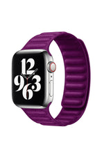 Load image into Gallery viewer, Apple Watch 9 8 7 6 5 4 3 2 1 Se 42mm/44mm/45mm/49mm Uyumlu Kordon Mıknatıslı Magnetli Deri Kordon