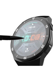Huawei Gt 2e 46mm Sport Uyumlu Eko Ppma Pet 0.3mm Ultra Ince Kabarcık Yapmayan Saat Ekran Koruyucu