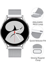 Load image into Gallery viewer, Huawei Watch GT/GT2E/GT2/GT2 Pro/GT3/GT3 Pro/GT4 46mm Uyumlu Kordon Mıknatıslı Parlak İnce Metal