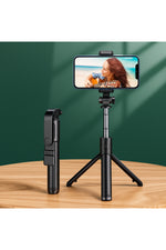 Load image into Gallery viewer, Kablosuz Kumandalı Selfie Çubuğu Katlanabilir Kolay Kurulum Taşınabilir Ayaklı Tripod