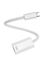 Load image into Gallery viewer, USB-C To Lightning Çevirici Dönüştürücü Adaptör Type-C To Lightning Şarj Dönüştürücü Hasır Kablo