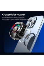 Load image into Gallery viewer, iPhone/Samsung ve Telefon Kıskaç Aparatlı Magsafe Tabletler için Soğutucu RGB Isı Önleyici Fan