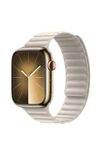 Load image into Gallery viewer, Apple Watch 9 8 7 6 5 4 3 2 1 Se 42mm/44mm/45mm/49mm Uyumlu Kordon Mıknatıslı Magnetli Deri Kordon