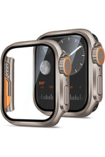 Load image into Gallery viewer, Apple Watch 10. Series 42mm Kılıf Ekran ve Kasa Koruma Change Dönüştücü Watch Ultra GÖrünümlü Kasa