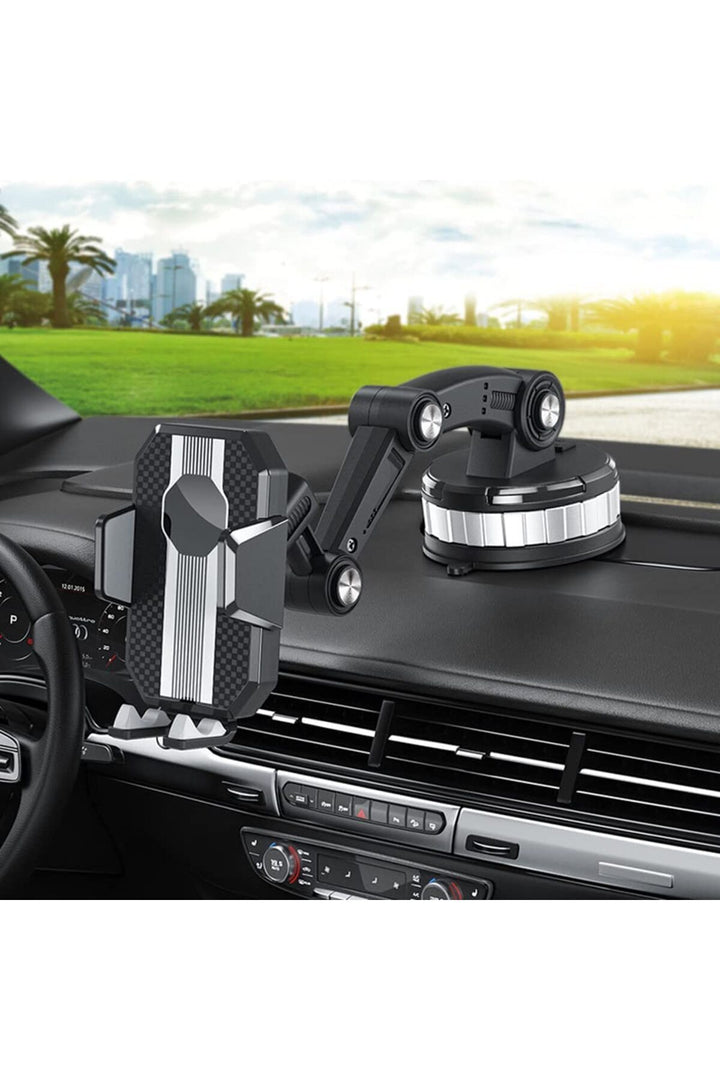 Araç içi Telefon Tutucu Ayarlanabilir Uzayabilen 360 Dönebilen Vantuzlu Cam ve Torpido için Uygun