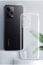Load image into Gallery viewer, Xiaomi Redmi Note 12 4g Uyumlu Kılıf Şeffaf 3d Kamera Korumalı Köşe Korumalı Renksiz Esnek Silikon