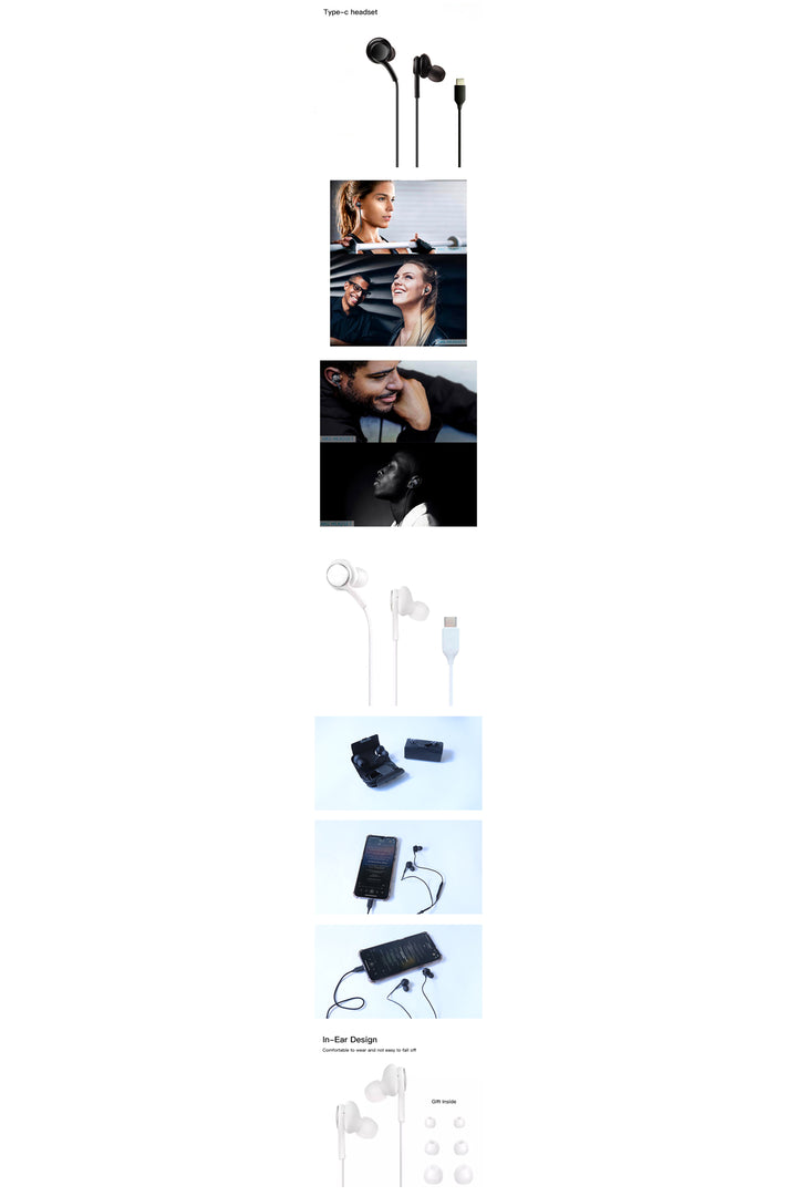 Usb-c 15 15 Pro 16 Plus 17 Pro Max Uyumlu Kulaklık Type-c Uyumlu Tak Çalıştır Bluetooth Gerektirmez