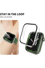 Load image into Gallery viewer, Apple Watch 1 2 3 38mm Uyumlu Kılıf Ekran ve Kasa Koruyucu Şeffaf Parlak Watch Kasa 360 Koruma