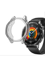 Load image into Gallery viewer, Huawei GT5 46mm Uyumlu Kılıf Siyah Kasa ve Ekran Koruyucu Esnek Silikon Ekran Kasa Koruma Kapak