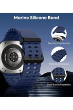 Load image into Gallery viewer, Samsung Galaxy Watch Ultra 47mm Uyumlu Kordon Liquid Silikon Spor Renkli Kordon